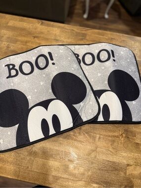 BOO! Mickey Ear Halloween Drying Dish Mat
